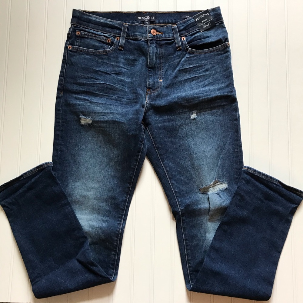 J. CREW  FLEX Slim Distressed Jeans! W31 - Picture 10 of 10